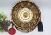 Immerse Yourself in Divine Harmony with 9" Handcrafted Lingam Singing Bowl