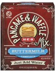 HEB H-E-B Buttermilk Complete Pancake & Waffle Mix 32 Oz Just Add Water