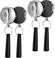 Heavy Duty Retractable Pull Pen Holder,4Pc Elastic Silicone Retractable Pencil Holder,Stretch Silicone Pencil Holder,Retractable Pencil Holder Heavy Duty Pull Pen Holder Stretch Silicone Pencil Holder