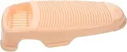HEALEEP Sturdy Hand Washing Board Plastic Washboard Soap Holder for Laundry Large Size