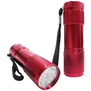 Mini LED Metallic Torch Red