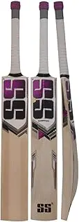 SS Gladiator Cricket Bat for Mens and Boys (Beige, Size - 5) | Material: Kashmir Willow | Lightweight | Free Cover | Ready to Play | for Intermediate Player | Grade 1