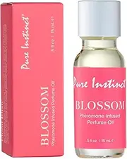 Pure Instinct BLOSSOM The Original Pheromone Infused Essential Oil Perfume Cologne - For Her Women - TSA Ready (Dropper Bottle 0.5 Fl. Oz./15mL)