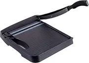 Guillotine, Paper Cutter,Paper Trimmer Manual Paper Trimmer A4 Size Plastic Paper Trimmer with Paper Cutter Black