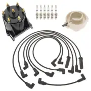 ACDelco Ignition Kit Distributor Rotor Cap Wire Spark Plugs for Sonoma 4.3L ZR9