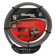 master lock 10mm x 1 5m combination security cable