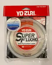 YO-ZURI Fluorocarbon Leader 130lb Test 30 Yard .043 mm Saltwater Fishing Line