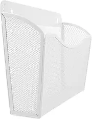 TEHAUX Wall Mount File Holder Mesh Single Pocket Hanging Organizer Magazine Folder Basket Rack Office and Home Organizer