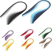 Colorful Gradient Paper Quilling of DIY Quilling Strips for Handcraft Projects for Floral Decorations and School DIY Activities