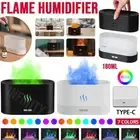 Aroma Diffuser Aromatherapy Essential Oils Air Humidifier RGB Flame LED Lights