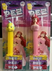 PEZ Dispensers - Disney’s LITTLE MERMAID 2 Piece Set - ARIEL & FLOUNDER - NOC