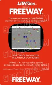 Atari 2600 Replacement Label - Freeway