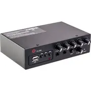 SHOW PA40M 40Watt DC12V Class D Amplifier with MP3 Siren Switch 2x Mic Aux In