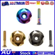 Mountain MTB Bicycle Stem Cover Bike Headset Top Cap Cover with Screw Bolt AU