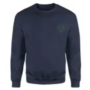 Rick and Morty Morty Embroidered Unisex Sweatshirt - Navy