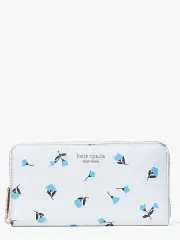 spencer dainty bloom zip-around continental wallet