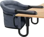 Portable Hook On High Chair with Storage Bag - Clip On Fast Table Chair