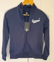 Converse Boys Unisex Navy Grey Zipped Track Jacket Age 9/10 BNWT