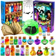 Magic Potions Kit for Kids - Mix 20 Fairy Dust Potion Bottles Halloween Chris...