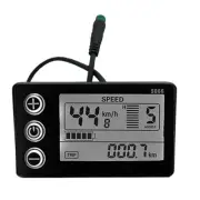 LCD-S866 Electric Bike LCD Display Meter 24V 36V 48V E-Bike Control Panel5365