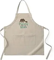 Mommy Bear Light Kitchen, Baking, Grilling Apron with Pockets