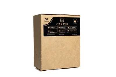 50 Pack Seasonal Espresso Flavoured Capsules Pods - Nespresso Compatible