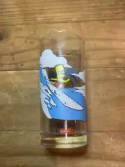 Surfing Bart Simpson Nutella Collectable Glass Vintage 1998 Matt Groening Retro
