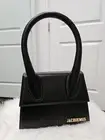 Jacquemus Le Chiquito Moyen Bag Top Handle Black New With Tags