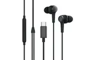 Rewyre USB- C Wired Microphone and Volume Control In-Ear Earphones Black