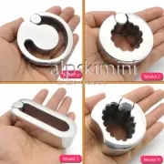 Stainless Steel Heavy Ball Stretcher Male Chastity Cage Lockdown For Male