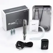 Dr. Pen Ultima M8 Professional Micro Needling Pen with Digital Display Adjustable Needle Length 0-0.3mm Aluminum Skin Ca