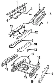 Genuine GM Handle F/Tnk Fil Dr Lat Rel Cbl 12500847
