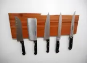 Big Sur Old Growth Redwood Knife Holder Ca Tree Home strong magnets L@@k