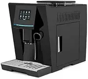Fully Automatic Cappuccino Coffee Maker Smart Coffee Machine Touch Screen Display 19 bar with Milk Frother for Espresso, Latte,Amercino, Fast Heating, Self-cleaning, suitable for commercial/home/office use