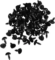 Anneome DIY Plush Toy 100pcs Animal Nose Accessories for Stuffed Bear Making Rabbit Doll Props Soft Plastic Craft Supply Decorative Ornaments