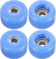 Finger Skateboard Accessories Finger Strengthener Finger Skate Board Claw Machine Finger Scooter Finger Bike Mini Wrist Fidget Skateboard Wheels Stainless Steel Blue