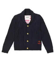 [Scotch & Soda Kids] Scotch & Soda Kids Cable-knit cardigan Y 12 blue