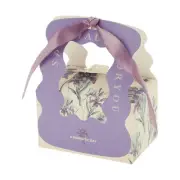 20 Pcs Gift Boxes with Ribbon Favour Boxes for Baptism 3.94"x2.56"x2.36" Purple