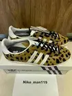 Noah X Adidas Originals Gazelle OG 'Cheetah Print' FY5378 Old Gold/Cloud US 9.0