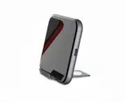 Aluminum Alloy Tempered Glass Wireless Charger For Power All Qi-Enabled Phones - Dark Grey