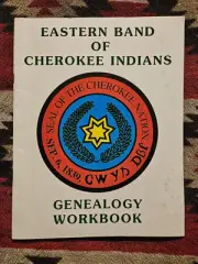 EASTERN BAND OF CHEROKEE INDIANS- GENEALOGY WORKBOOK 1998 UNUSED