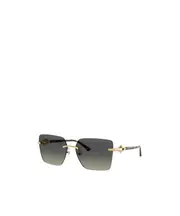 Geometric Sunglasses 59 Gold