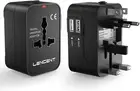 Universal Travel Adapter All-in-One International Power Charger for US UK EU AU