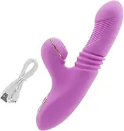 Vibrator G Spot Rabbit Vibrator Smart Heating Dildo Vibrators Thrusting Clitoral Waterproof Adult Sex Toys For Women