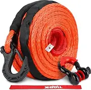 10MM x 30M Synthetic Winch Rope Hook SK75 Tow Recovery Offroad 4WD 4x4