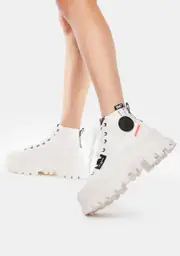 [Palladium] White Revolt Hi Tx Platform Sneakers