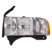 Fits Dodge Ram 3500 Headlight 2002 Driver Side Replaces CH2502123