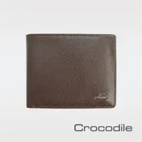 在飛比找PChome24h購物優惠-Crocodile 自然摔紋真皮短夾 0203-1102