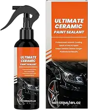 Car Paint Sealant | Ceramic Coating Spray | 120ml Quick Waterproof Protection Shine Restorer Agent for Exterior RV Automotive Painting Tire Windshield Detailing