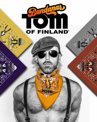 COLOUR CODED HANKIES TOM OF FINLAND BDSM FETISH HANKY CODE FLAGGING LEATHERMAN